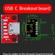 thumbnail image 4 of 5PCS/Lot USB Type-C Breakout Board Serial Basic Breakout Female Connector Type PCB Converter Board, 4 of 5