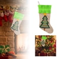thumbnail image 1 of Decoración de calcetines navideños Papá Noel Muñeco de nieve Bolsa de caramelos Calcetines de árbol de Navidad Adornos colgantes, 1 of 6