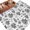 Dark Gray, variant on Blue Teal Coastal Area Rugs 4'x6', Washable Small Throw Rugs for Office Bathroom, Coral Starfish Seaside Summer Beach Indoor Outdoor Rug Non-Slip Low Pile Carpet Runner Reversible Floor Mats