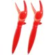 thumbnail image 5 of Decorative Crab Pens 2Pcs Unique Crab Shape Ballpoint Pens Suitable For Students With Red Plastic Material For Writing, 5 of 5