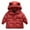 Red, variant on Odeerbi Kids Heavy Coat Winter Warm Padded Coats Toddler Baby Boys Girls Autumn Thick Down Cotton Padded Jacket Hooded Zipper Coat Black