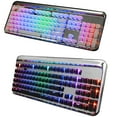 thumbnail image 5 of VONKY Transparent Crystal Keycap Two-color Injection Keycap Character Light Key Cap Personalized Keycap Real Mechanical Keyboard Keycap, 5 of 5
