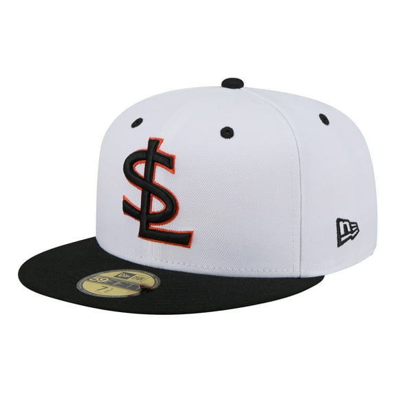 Men's-New Era White Salt Lake Bees Theme Nights 59FIFTY Fitted Hat