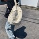 thumbnail image 5 of Mochila informal de lona Mochila de viaje vintage para computadora portátil Libro (Blanco), 5 of 9