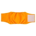 thumbnail image 3 of Reusable Male Dog Belly Bands - Washable & Leak-Proof Diaper Wraps, Adjustable for Puppies To Adult Dogs, Super Absorbent & Comfortable Design 42*12CM, Orange, 3 of 10
