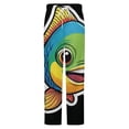 thumbnail image 5 of Colorful Fish Winter Female Pants Flannel High Waist Women Pants Lady Warm Straight Leg Plush Trousers, 5 of 7