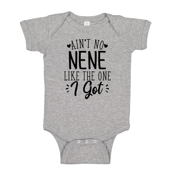Ain't No Nene Like The One I Got Baby Bodysuit One Piece NB Athletic Heather