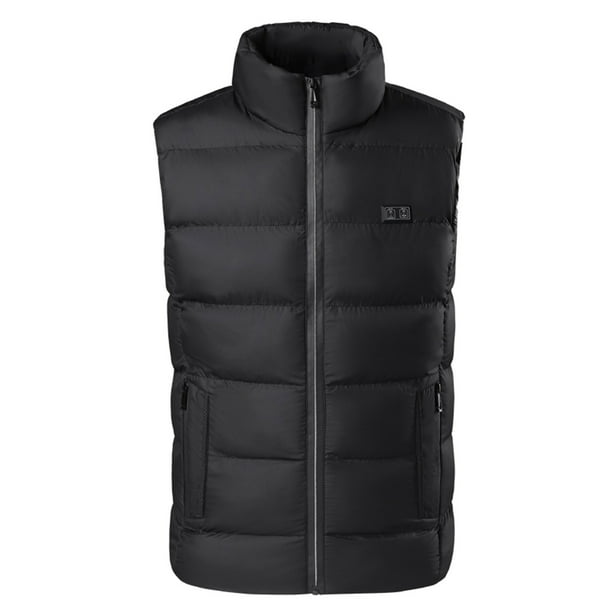 Chaleco calefactor USB de nueve zonas de control dual, chaqueta calefactora eléctrica, ropa, abrigo acolchado calefactor Pompotops oipoqjl21279