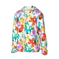 thumbnail image 2 of KLL Colorful Air Balloons Print Men's Women’s UPF 50+ Sun Protection Outdoor Hoodie Jacket Long Sleeve Fishing Hiking Performance Shirt-Small, 2 of 6