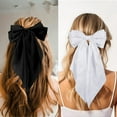 thumbnail image 5 of Olurrisa 3PC Large Hair Bows for WomenLarge Hair Barrettes Ribbon for Girls Giant Long Bow Hair Clips Ponytail Holder Silk Big Hair Clips Accessories for Women, 5 of 8