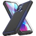 thumbnail image 1 of for Moto G Pure Case,Moto G Play 2023 Case,Moto G Power 2022 Case,with Screen Protector,[Military Grade Drop Tested] Heavy-Duty Tough Rugged Shockproof Protective Case for Motorola G Pure, 1 of 7