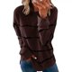 thumbnail image 2 of Camiseta de manga larga con cuello redondo para mujer a la moda, blusa suelta con estampado de verano Fridja hj1009, 2 of 6