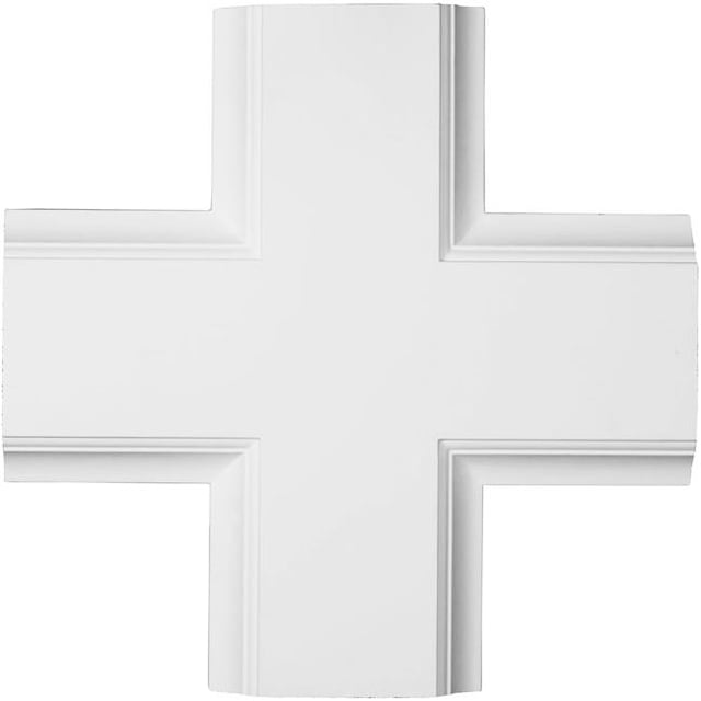 Ekena Millwork CC08ICI02X20X20TR 20 x 2 x 20 in. Inner Cross Intersection for 8 Traditional Coffered Ceiling System