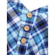 thumbnail image 4 of Top Sin Mangas a Cuadros de Talla Grande Rosegal  Camisetas sin mangas de talla grande, 4 of 5