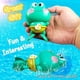 thumbnail image 4 of Baby bath water toy - Frog Wind Up Bath Toys for Toddlers 1-3 3-5, Floating Pool Toys, Water Table Accessories, Baby Shower Games, 4 of 5