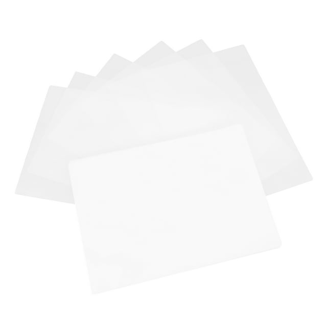 Minkissy 100Pcs Laminating Sheets Pet EVA Material High Transparency Fading Resistance for Office Home Use