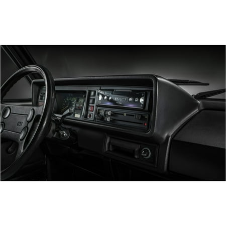 Pioneer - In-dash Bluetooth® Audio Digital Media (ADM) Receiver with Built-In Cradle for Smartphone - Black