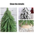 thumbnail image 5 of Mini Christmas Tree, Bottle Brush Fake, Tabletop Decor, with Wooden Base, for Desktop Decoration, Small Pines Tree | Green KTFgvq, 5 of 8