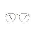 thumbnail image 2 of The One Who Knocks Clear Rectangular Aviator Lens Glasses, Silver, 2 of 2