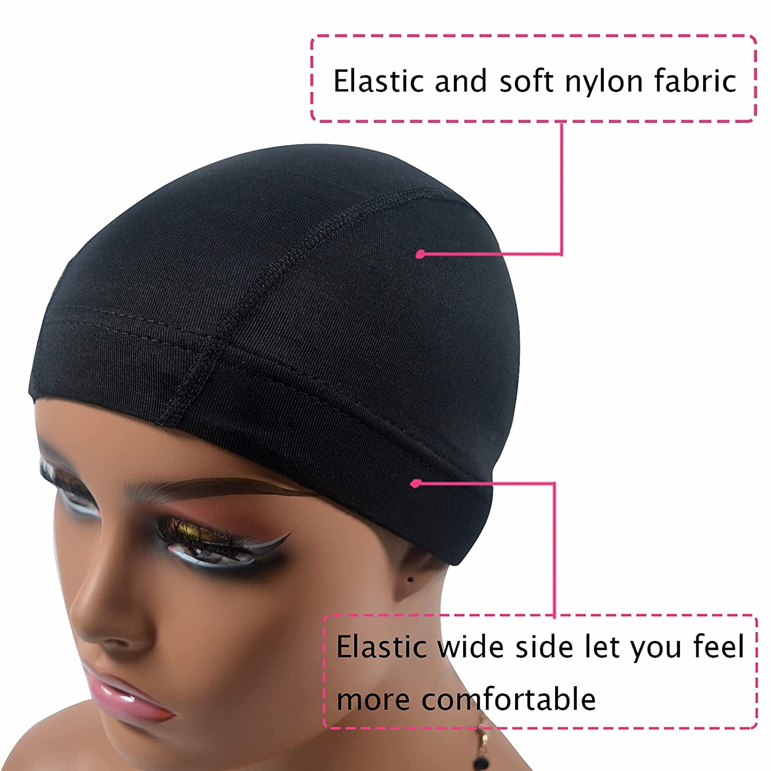 SPANDEX MESH DOME WIG CAP – Beauty Town International, Inc