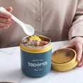 thumbnail image 1 of Insulated Container for Hot Food - Wide Mouth Hot Containers for Lunch Thermoses 18Oz Stainless Steel Vacuum Insulated Food Jar Soup Thermoses With Spoon for Kid Adult School Office Work, 1 of 10