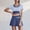 Blue, variant on SEMPAI Womens 2 Piece Skirt Sets Athletic Tennis Skirts Tracksuit Crew Neck Short Sleeve Crop Sweatshirt Casual Outfits
