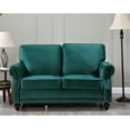 thumbnail image 3 of Uspridefurniture Feingold 3Pcs Velvet Living Room Set, Green, 3 of 7