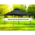 thumbnail image 3 of Riverstone Industries 14 ft. sq. ACACIA Gazebo Roof Framing and Mounting Kit Taupe, 3 of 4