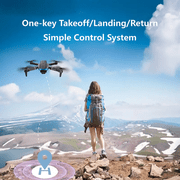 E99 PRO‑MAX Foldable RC Drone with 4K Dual Camera, Brushless Motor, 2 Batteries & Storage Bag, FCC Certified