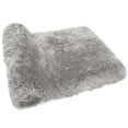 thumbnail image 1 of Alfombras de baño FIFU Luxury de microfibra gris plateado de 60 x 90 cm, 1 of 6