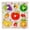 fruits, variant on Wooden Peg Puzzles for Toddlers Educational Hand Grasping Puzzle Board with Easy-Grip Pegs Montessori Learning Toys for Boys and Girls