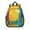 Pink and Yellow, variant on Purple and Black Tie Dye Pattern Backpack for School, Cute School Bag with Adjustable Shoulder Straps and Padded Back, 15"x11.42"x5.5"