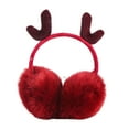 thumbnail image 7 of UDIYO Women Earmuff Deer Antler Soft Solid Color Non-slip Ear Protection Comfortable Autumn Winter Girls Ear Warmer for Daily Life, 7 of 7