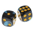 thumbnail image 3 of 100pcs/Set Acrylic D6 Round Corner Dice 12mm for Party Role Playing Game Toy, 3 of 5