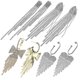 thumbnail image 5 of Sparkly Rhinestone Chandelier Earrings for Women with Assorted Colors and Dangling Design 4 Pairs, 5 of 5