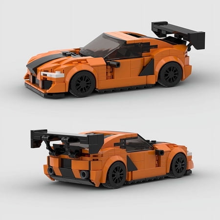 Moc Supra GR Fast & Furious Racing Car City Speed Champions Sports Building Blocks Bricks Kids Toy Boys Racers Vehicle Technique