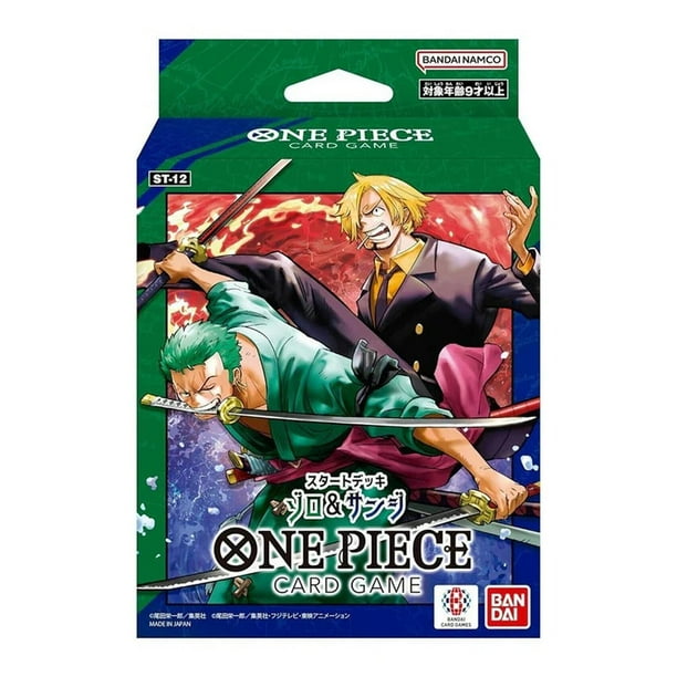 Tcg Card Game Bandai Starter Deck Zoro & Sanji St 12 One Piece multicolor