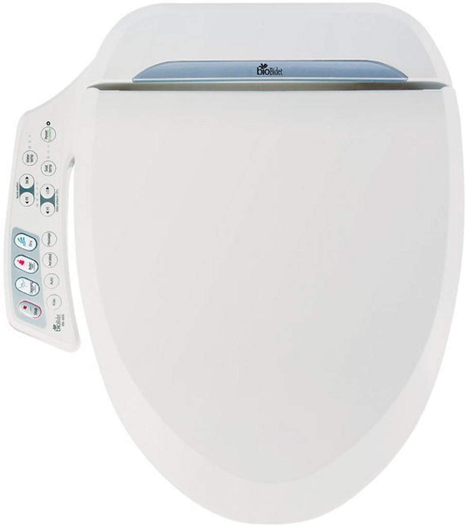 Bio Bidet Ultimate BB600 Advanced Bidet Toilet Seat, Round White. Easy