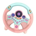 thumbnail image 2 of Co - Volante de juguete con luces Música - Volante de conducción interactivo para Rosado perfke Volante de juguete, 2 of 6