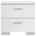 thumbnail image 6 of Felicity 4-piece California King Bedroom Set White Gloss, 6 of 17