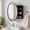 Black, variant on Strafriture Round Medicine Cabinet Mirror, Bathroom Mirror Wall Cabinet with Storage & Adjustable Shelf, Wall Mounted Cabinet Makeup Vanity Mirror for Bedroom, Black