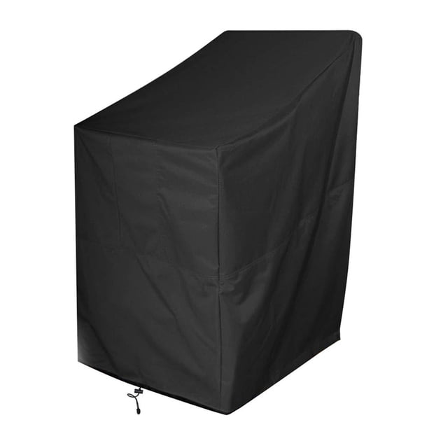 Cubierta impermeable para silla de patio, muebles de jardín al aire libre, cubierta de protección para asiento de salón apilable Yuarrent HA001413-00