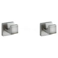 thumbnail image 2 of stanreset 1/2/3/5 Bathroom Hardware Set Stainless Steel Towel Bar Ring Paper Holder Multifunction Robe Hook Modern Style Rack Kit Silver hook 2PCS, 2 of 6