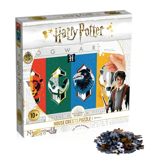 Top Trumps Harry Potter "House Crests" 500 Piece Puzzle