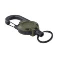 thumbnail image 2 of qifei Heavy Duty Retractable Pull Badge Reel Carabiner Key Chain Steel Wire RopeHolder, 2 of 9
