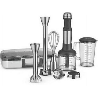 KitchenAid Cordless Variable Speed Hand Blender with Chopper and Whisk  Attachment - KHBBV83