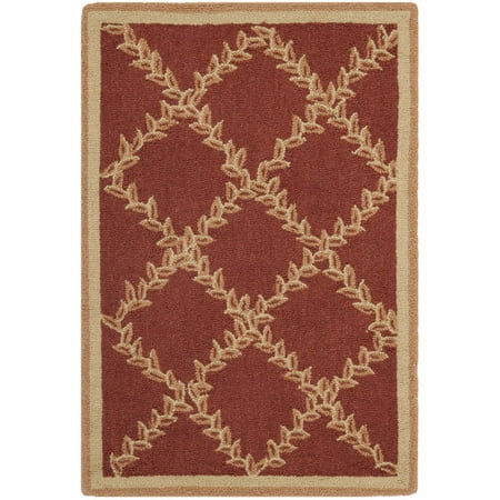 Safavieh Chelsea Rust / Gold Wilton-Trellis Area Rug