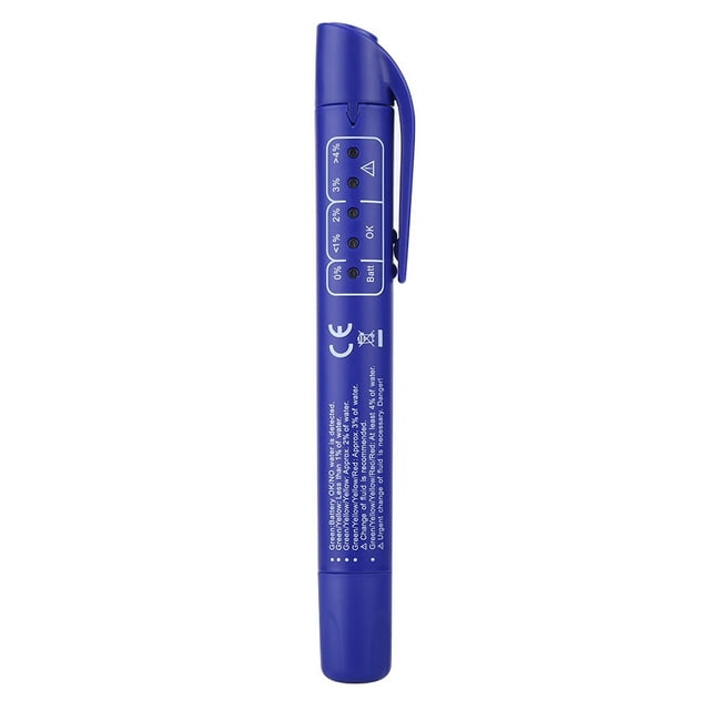 Brake Water Tester,Car Auto 5 LED LED Brake Fluid Tester Brake Fluid Test Pen Industry-Leading Standards