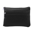 thumbnail image 1 of Women Men Leather Wallet Multi Functional Zipper Leather Coin Purse Card Wallet, 1 of 3