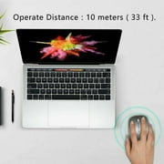 Silent Bluetooth Mouse,Rechargeable Ergonomic Design